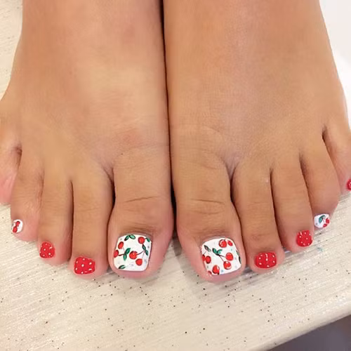 Nail hình hoa quả cực chất.