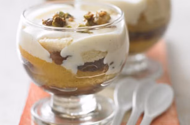 Bánh caramel vị hạt dẻ.