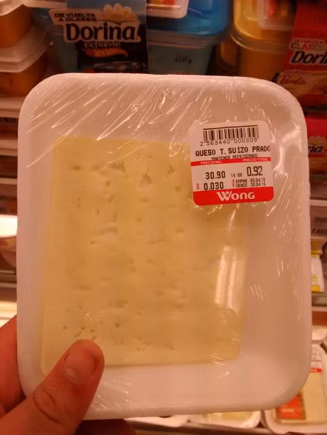 Bạn có bao giờ mua một miếng phô mai thái lát thế này chưa.