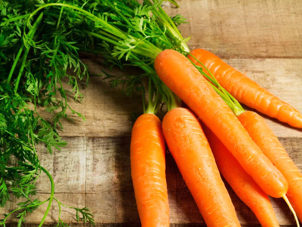 Cà rốt rất giàu chất xơ và vitamin A. Hãy ăn cà rốt như là một phần trong bữa ăn hàng ngày của bạn.