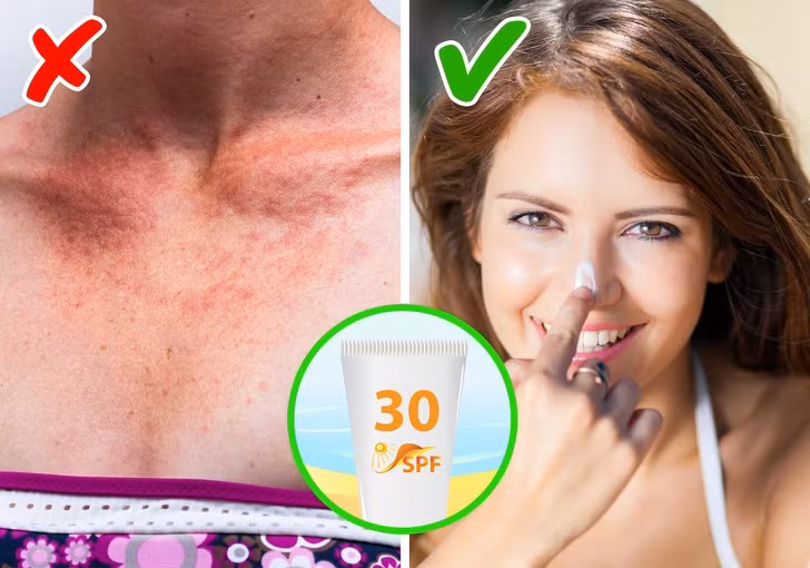 Một trong những bước quan trọng bảo vệ làn da của gái Hàn là không bao giờ quên bôi kem chống nắng khi ra ngoài. Ảnh: BS.