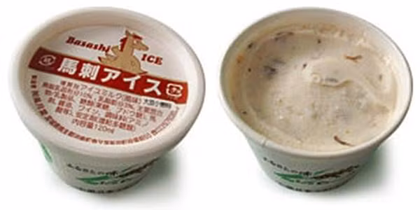 Kem thịt ngựa, Nhật Bản: Loại kem độc đáo của hãng Basashi được ưa chuộng ở Tokyo nhờ được làm từ thịt ngựa sống.