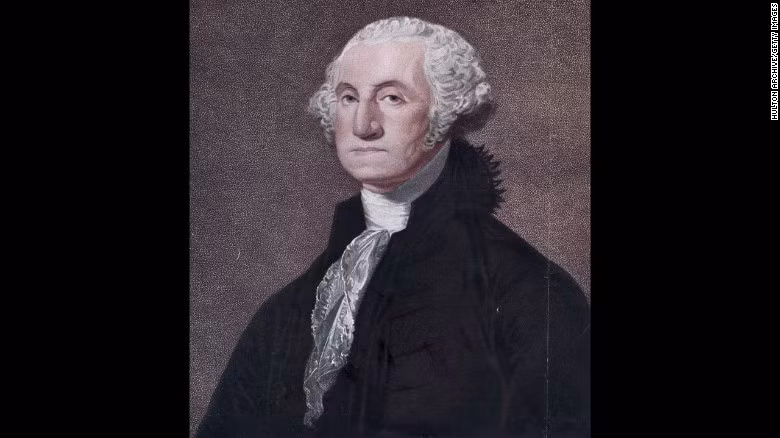 Ông Washington đã lãnh đạo người Mỹ chiến thắng Vương quốc Anh trong cuộc Chiến tranh Cách mạng Mỹ với tư cách là Tổng tư lệnh Lục quân Lục địa năm 1775–1783, và sau này giám sát quá trình thảo Hiến pháp Mỹ năm 1787. Ảnh: CNN.