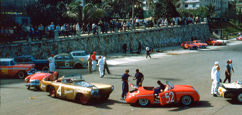 Cuộc đua đầu tiên được tiến hành ở thủ đô Havana năm 1957. Ảnh: Vintag.