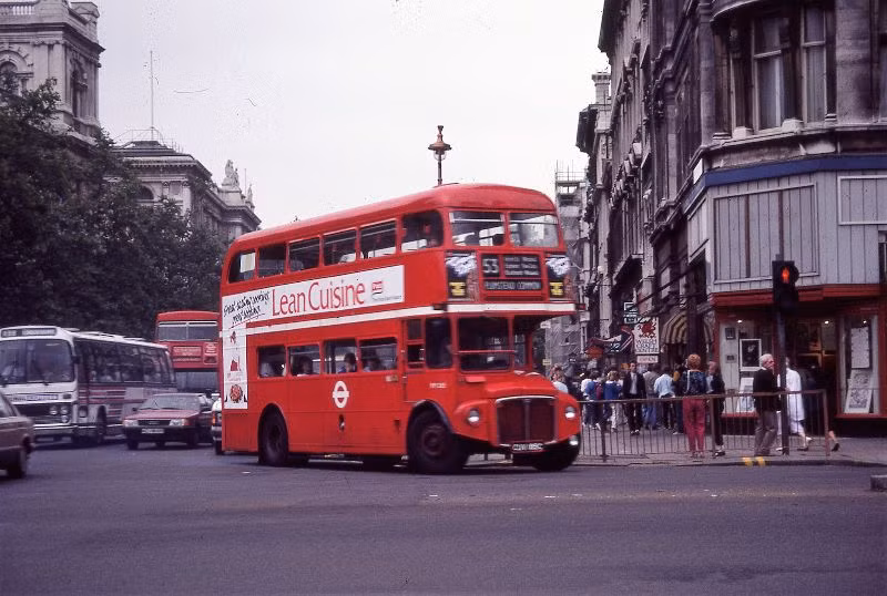 Từ Quảng trường Parliament nhìn về phố Whitehall. Ảnh: Glen Fairweather.