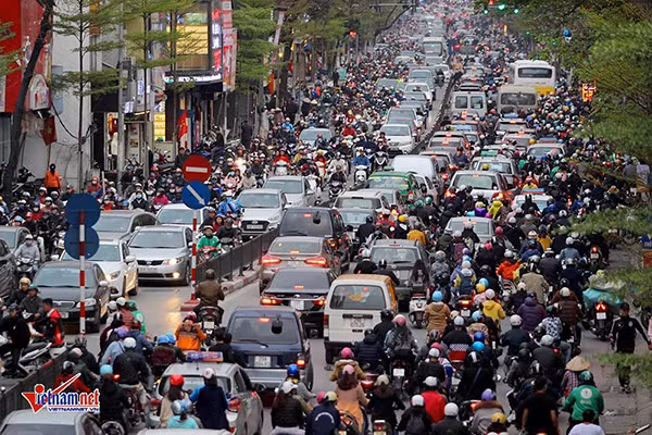 Sở GTVT Hà Nội đang xây dựng đề án cấm xe máy vào nội đô.