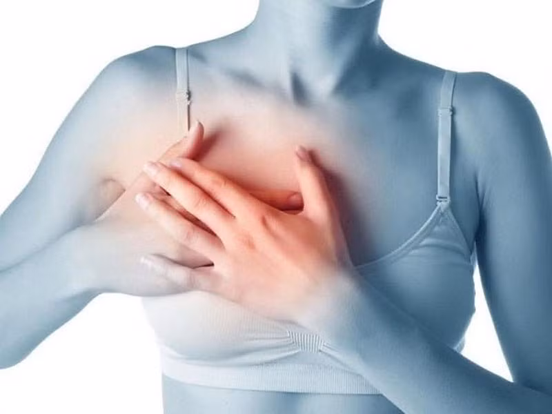 Mẹo giúp phụ nữ giảm đau ngực trước kỳ kinh Meo giup phu nu giam dau nguc truoc ky kinh