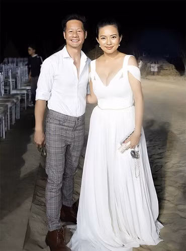 Năm 2015, đại gia Đức An kết hôn với siêu mẫu Phan Như Thảo, sinh năm 1988, kém anh 26 tuổi. (Ảnh: Vietnamnet)