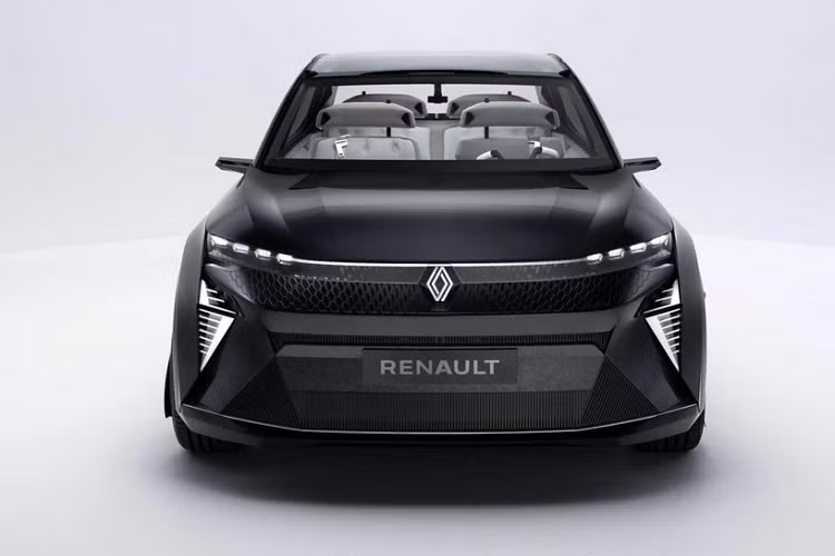 Renault Scenic Vision chạy điện được xem như "báo trước cho tương lai của một mẫu xe gia đình chạy điện 100% trong dòng sản phẩm Renault." CEO của Renault, Luca de Meo, cho biết mẫu concept này được thiết kế để làm ví dụ cho "chiến lược ESG" của thương hiệu và ba cột mục tiêu chính của nó: môi trường, an toàn, và hòa nhập.