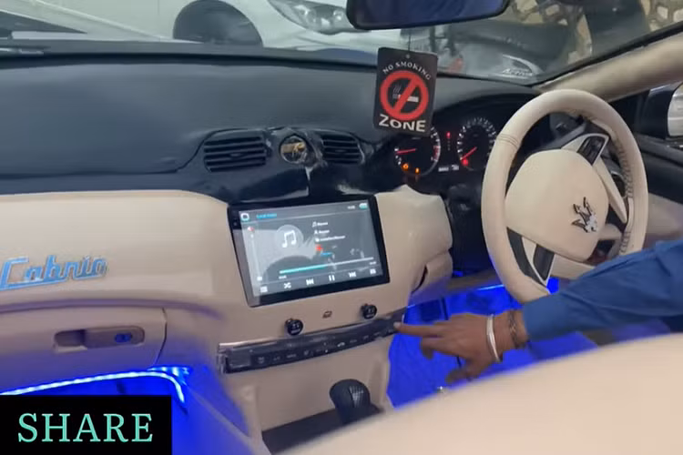 Chiếc xe cũng được trang trí thêm nhiều logo Maserati ở những vị trí khác nhau, phòng trường hợp người đi đường nghi ngờ những gì họ đang thấy trước mắt.