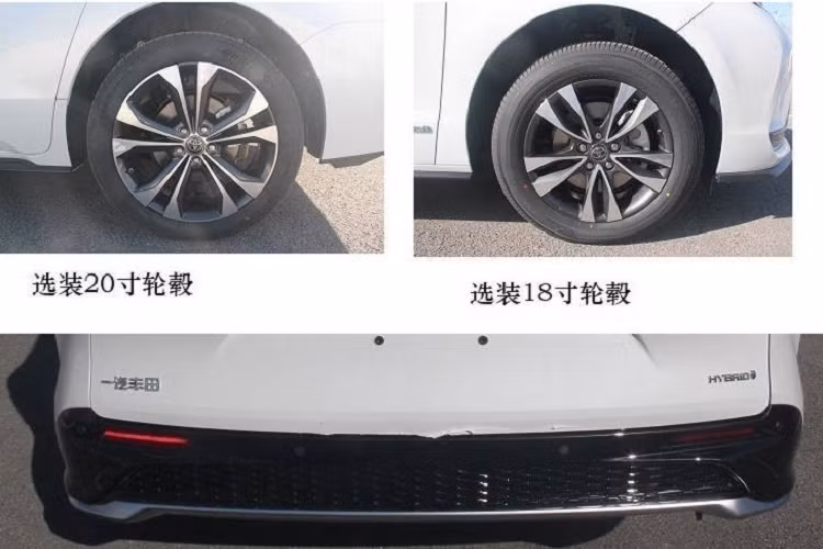 Là đối thủ cạnh tranh của Honda Odyssey, Hyundai Custo và Kia Carnival, Toyota Granvia 2022 dành cho thị trường Trung Quốc sở hữu chiều dài 5.175 mm, chiều rộng 1.995 mm, chiều cao 1.785 mm cũng như chiều dài cơ sở 3.060 mm. "Trái tim" của Toyota Granvia 2022 tại Trung Quốc là hệ truyền động hybrid, bao gồm máy xăng 4 xi-lanh, hút khí tự nhiên, dung tích 2.5L và 1 mô-tơ điện, tạo ra công suất tổng cộng 192 mã lực.