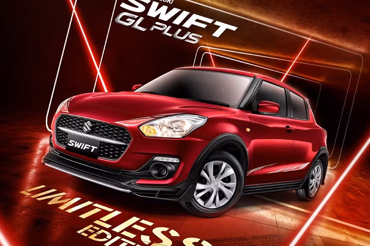 Suzuki Swift là mẫu xe hatchback hạng B với thiết kế nhỏ xinh và được lòng không ít người tiêu dùng. Tuy nhiên, vẫn có người muốn chiếc Suzuki Swift của mình sở hữu thiết kế thể thao hơn. Nắm bắt tâm lý đó, hãng đã vén màn Suzuki Swift GL Plus Limitless Edition 2022 ở thị trường Thái Lan.