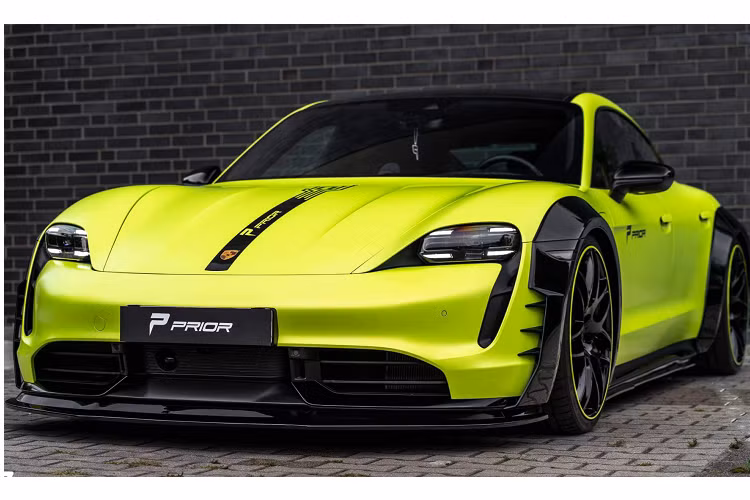 Porsche Taycan chay dien dam chat sieu xe nho Prior Design 