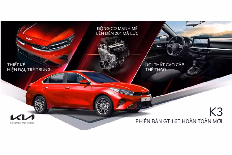 Là phiên bản cao cấp nhất nên mức giá xe Kia K3 GT 2022 bán ra tới 759 triệu đồng, cao hơn tới 70 triệu đồng so với bản 2.0 Premium, nhưng thấp hơn 10 - 11 triệu đồng so với Elantra Sport và Civic G (tầm trung).