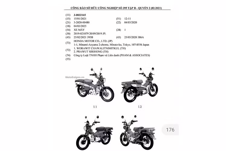 Trong năm 2021, hãng Honda đã đăng ký bảo hộ kiểu dáng công nghiệp cho CT125 ở thị trường Việt Nam. Tuy nhiên, mãi đến nay, mẫu mô tô cỡ nhỏ này vẫn chưa được phân phối chính hãng tại Việt Nam. Thay vào đó, chỉ có một số đại lý tư nhân nhập mẫu xe này về bán.