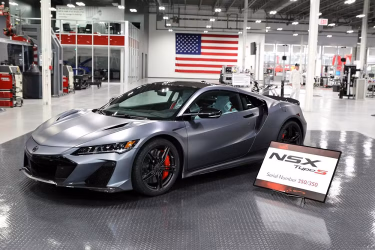 Sieu xe Acura NSX chinh thuc bi khai tu sau chiec Type S cuoi cung