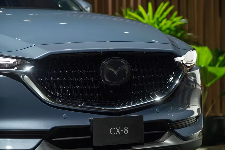 Tương tự như thị trường Việt Nam, Mazda CX-8 2022 tại Thái Lan được nâng cấp nhẹ diện mạo ngoại thất với lưới tản nhiệt phía trước thiết kế mới. Đi kèm với “dàn chân” hợp kim 19 inch thiết kế mới. Bên cạnh 2 màu sơn mới bao gồm: Vàng (Platinum Quartz Gold) có ở thị trường Việt Nam, trong khi màu Xám (Polymetal Gray) không có ở thị trường Việt Nam
