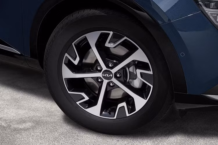 Hiện chưa có thông tin về trang bị của Kia Sportage 2022 tại Việt Nam. Trong khi đó, ở thị trường Hàn Quốc, Kia Sportage Hybrid 2022 có những trang bị ngoại thất đáng chú ý như đèn pha LED, tính năng hỗ trợ đèn pha, kính lái cách âm, baga nóc, vành 18 inch, tay nắm cửa cảm ứng bên ngoài xe và cửa cốp chỉnh điện.