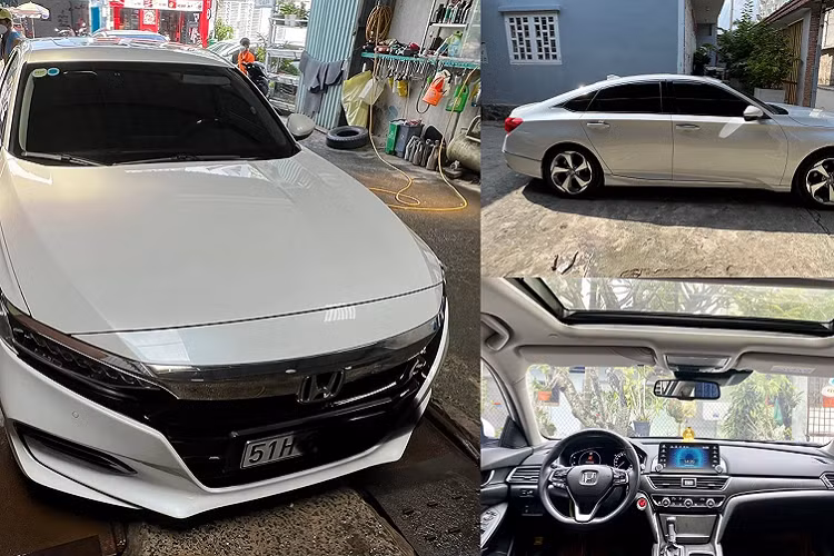  Honda Accord tại Việt Nam là dòng sedan hạng D được đánh giá cao trong phân khúc ở khả năng vận hành và thiết kế sang trọng. Nếu không muốn bỏ ra hơn 1,3 tỷ đồng để mua xe mới, thì lựa chọn xe đã qua sử dụng là một gợi ý. Theo thông tin rao bán trên sàn xe cũ, một chiếc Honda Accord đời 2019, đăng ký 2022 lăn bánh khoảng 32.000km đang được chào bán với mức giá “thách cưới” 1,060 tỷ đồng.