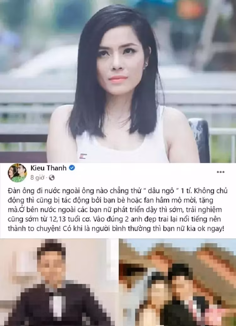 Kieu Thanh ban chuyen nghe si hiep dam, Phuong Vy 'vo mat'?