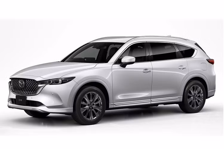 Trong khi đó, nội thất của Mazda CX-8 2023 với gói Grand Journey sẽ được trang bị ghế và tapi cửa bọc da tổng hợp pha nỉ màu xám nhạt.Với gói Sports Appearance, Mazda CX-8 2023 có thêm những chi tiết ngoại thất màu đen như lưới tản nhiệt, nẹp bên dưới cản trước/hốc bánh/sườn xe, ốp gương chiếu hậu và vành la-zăng 19 inch. Nội thất sẽ được bọc da màu đỏ hoặc đen với chỉ khâu xám nhạt.