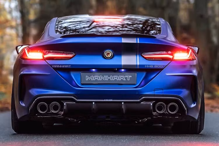 Về tổng thể, gói nâng cấp dành cho BMW M8 Competition từ Manhart có nhiều chi tiết khác biệt hơn so với bản độ 8 Series Convertible. Các chi tiết độ này hầu hết chỉ là các phụ kiện bổ sung thêm cho xe và không làm thay đổi quá nhiều diện mạo tổng thể của mẫu xe thể thao Đức.