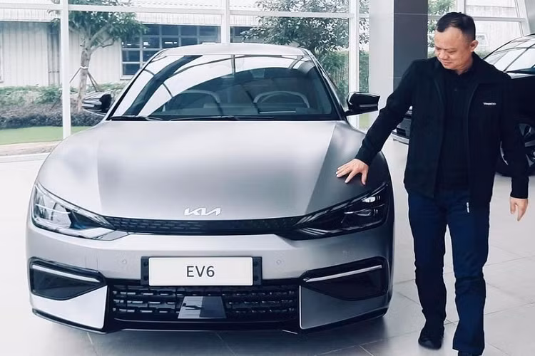 Xe o to dien KIA EV6 da ve Viet Nam, 
