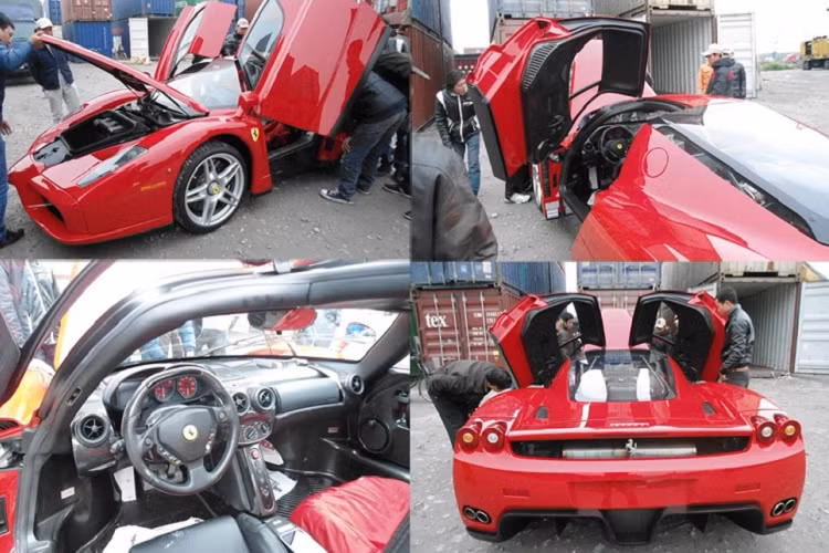Chiếc Ferrari Enzo siêu hiếm khi đó được người nhập xe mượn cảng Hải Phòng làm nơi trung chuyển trước khi lên đường về nhà, bấy giờ, đích đến của xe Ferrari Enzo này được cho ở Trung Quốc.
