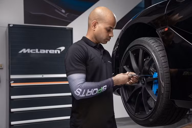 Phần mềm chuẩn đoán cũng là những phần mềm đặc thù có bản quyền từ McLaren Automotive. Hệ thống máy móc, thiết bị cũng đều được được nhập khẩu từ các nhà phân phối được chỉ định bởi hãng, việc xây dựng, sắp xếp và tổ chức xưởng dịch vụ cũng được theo sát và tuân theo những quy định nghiệm ngặt từ hãng.