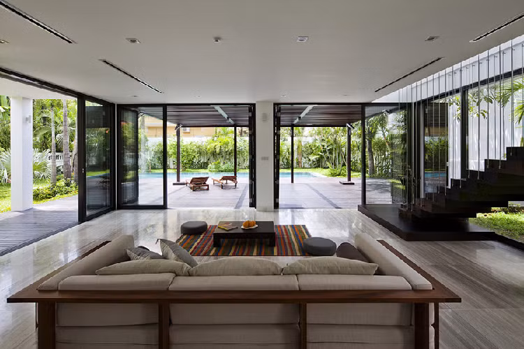 Biệt thự hiện đại 2 tầng như resort ở ‘khu nhà giàu’ TP.HCM - Hình 6 Biet thu hien dai 2 tang nhu resort o ‘khu nha giau’ TP.HCM-Hinh-6