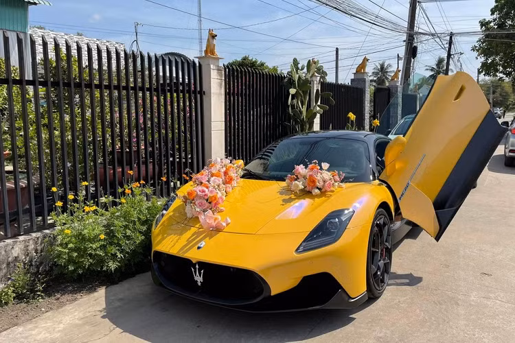 Sieu xe Maserati MC20 doc nhat Viet Nam ruoc dau o Tay Ninh-Hinh-2