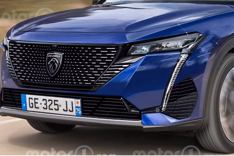 Tất nhiên, 4008 sẽ sở hữu phần đầu đi theo ngôn ngữ thiết kế đặc trưng hiện nay của Peugeot, với cặp đèn LED trông như 2 chiếc răng nanh ở 2 bên.