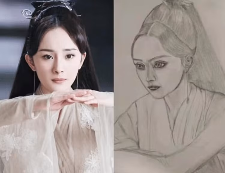 Nhân vật Tiểu Yến Tử nhưng là trong một bộ phim "kinh dị" nào đó ở Tử Cấm Thành. Nữ diễn viên Triệu Vy mà biết chủ nhân của bức vẽ này thì sẽ hờn trách mất thôi 
