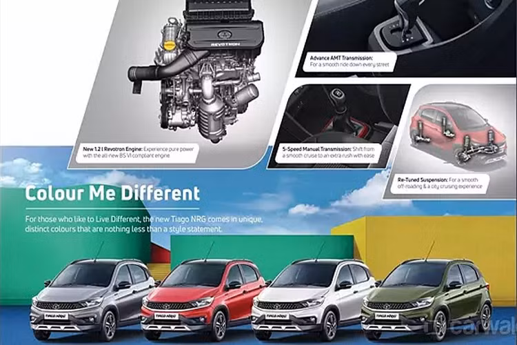 Nếu chi thêm 30.000 Rs (khoảng 8,8 triệu đồng) khách hàng sẽ được nhận thêm gói Rhythm tùy chọn cho biến thể động cơ xăng Tiago XT. Gói nâng cấp này bao gồm các tính năng như hệ thống thông tin giải trí màn hình cảm ứng 7 inch, camera phía sau và 4 loa tweeter.