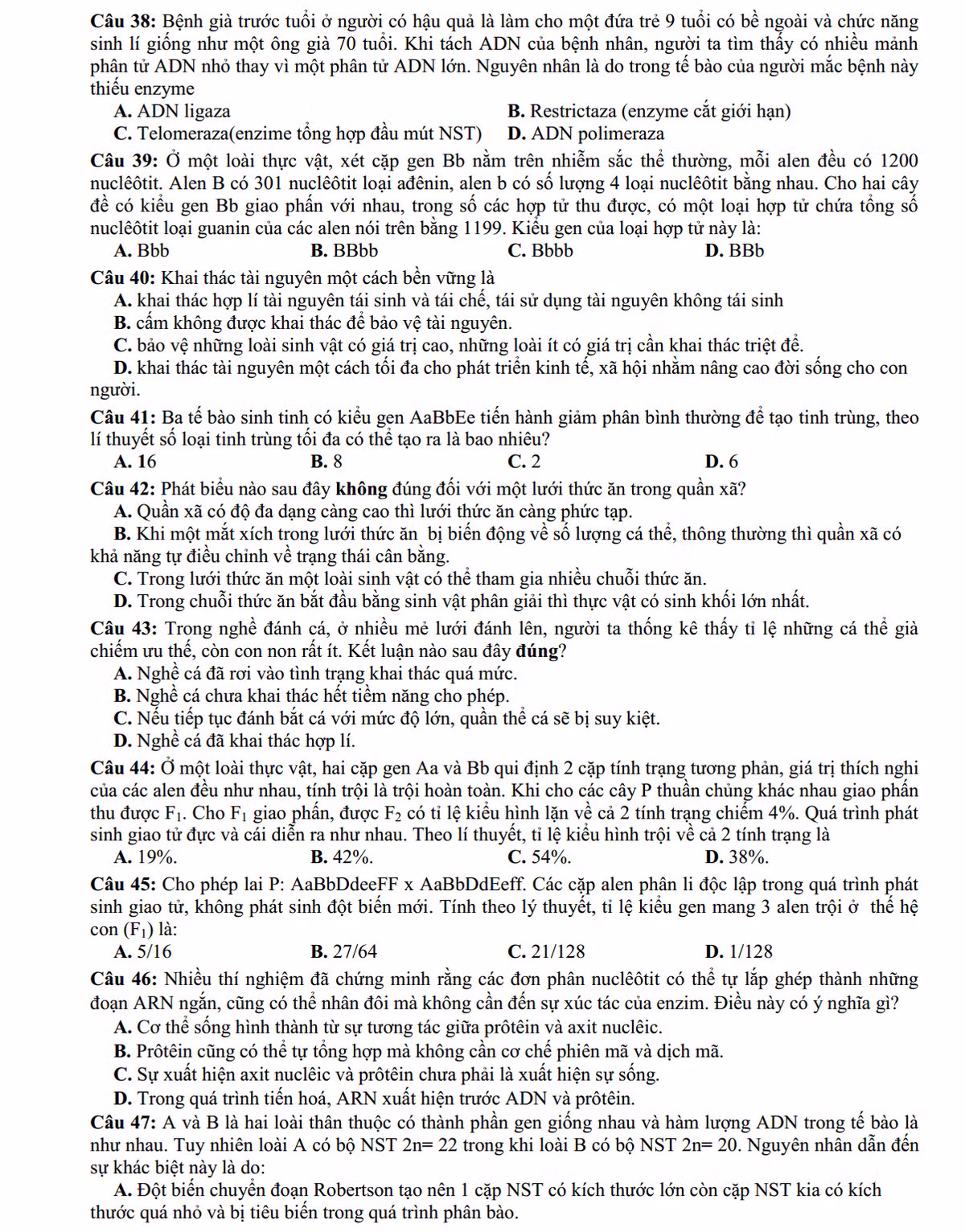 De thi thu THPT quoc gia 2015 mon Sinh hoc tinh Bac Ninh-Hinh-5