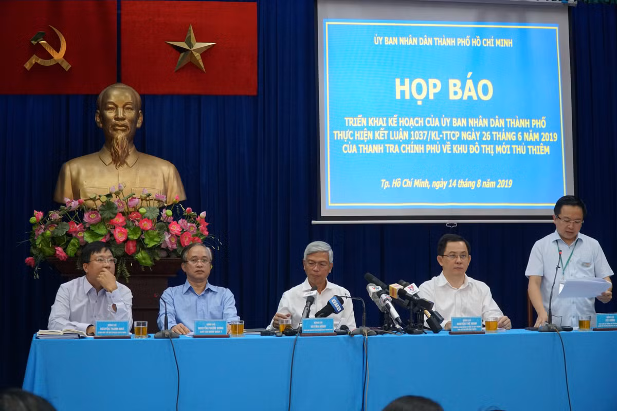 Sai phạm ở Thủ Thiêm: Xem xét trách nhiệm cựu lãnh đạo TP HCM Sai pham o Thu Thiem: Xem xet trach nhiem cuu lanh dao TP HCM