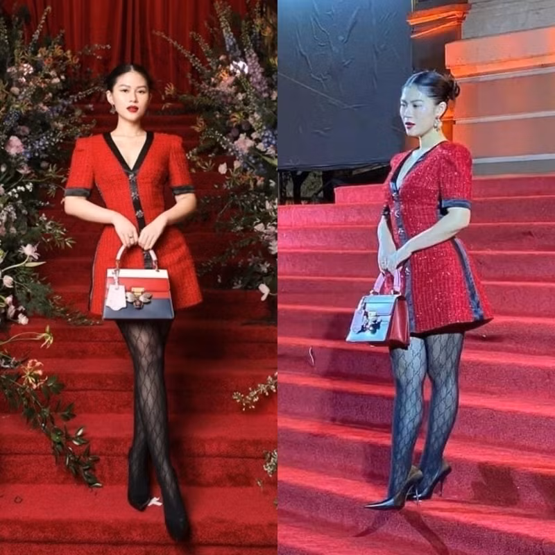 Trong quá khứ, Ngọc Thanh Tâm từng khiến dư luận xôn xao với khoảnh khắc đi thảm đỏ bất ổn tại một sự kiện diễn ra vào tháng 4/2022.