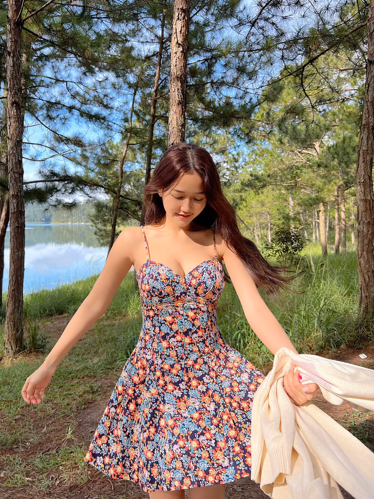 Tập luyện thường xuyên nên Nhung Gumiho luôn duy trì được hình thể cân đối.