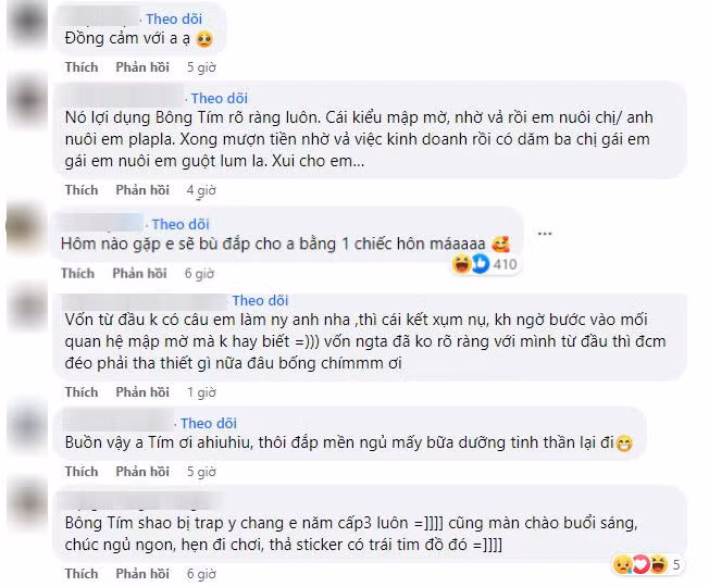 Ở dưới phần bình luận, rất nhiều bạn bè, người theo dõi đã để lại bình luận động viên nam TikToker.