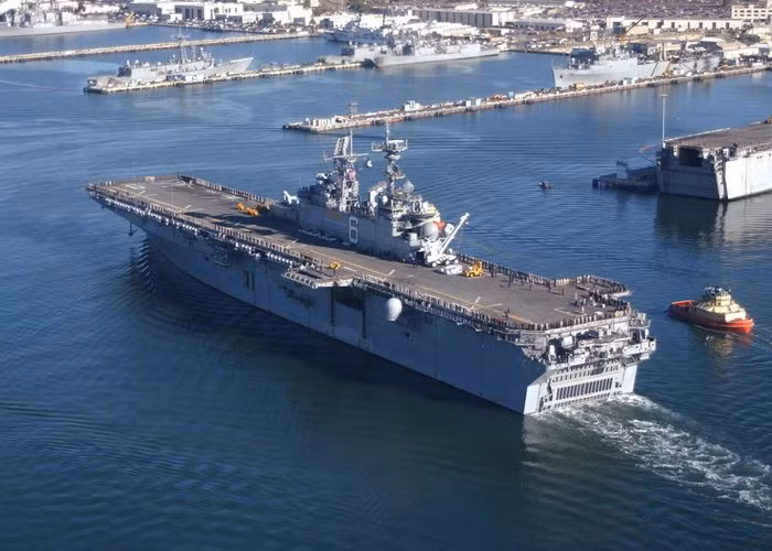 Với việc trang bị F-35B, năng lực tác chiến của tàu đổ bộ lớp Wasp thậm chí còn mạnh hơn cả tàu sân bay Liêu Ninh của Trung Quốc.
