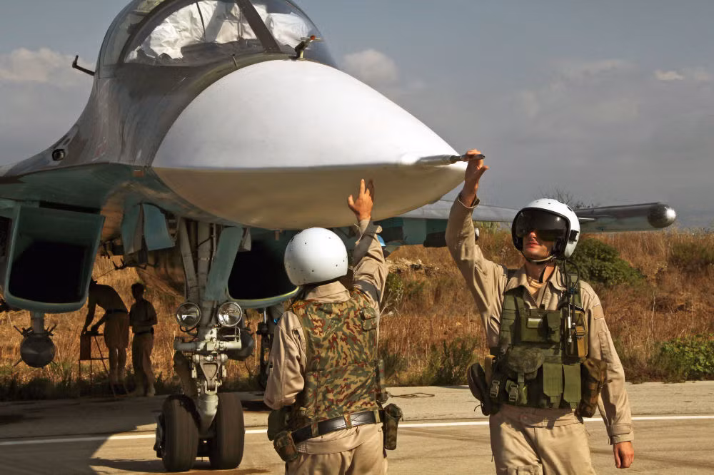Cuộc chiến chống IS ở Syria là trận chiến đầu tiên mà Su-34 tham chiến.