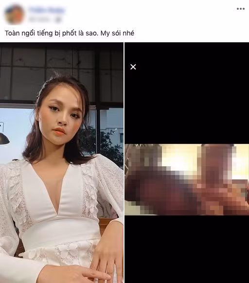 Mới đây, mạng xã hội xôn xao khi xuất hiện tin đồn Thu Quỳnh lộ clip nóng. Tuy nhiên, trước sự việc này, Thu Quỳnh khẳng định rằng không có clip nào và hình ảnh cô gái lan truyền không phải là nữ diễn viên. Ảnh: Vietnamnet.
