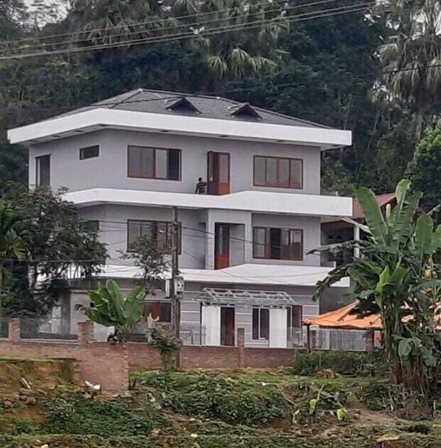Đầu năm 2019, Hà Đức Chinh hoàn thành ngôi nhà 3 tầng khang trang tại quê nhà Phú Thọ. Ảnh: Bongdaplus.