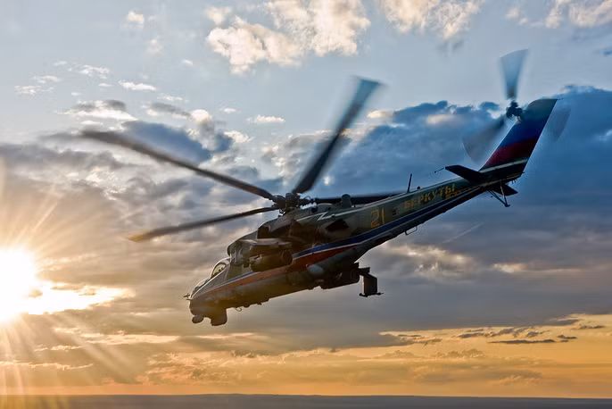 Đến năm 2012 vừa qua, những chiếc trực thăng Mi-24 già cỗi của lực lượng này đã được loại bỏ, thay vào đó là những chiếc Mi-28N mới cứng với khả năng cơ động trình diễn tốt hơn trên không. Nguồn ảnh: TASS.