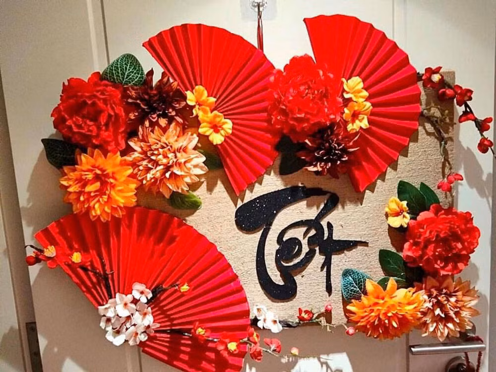 Ngoài ra, đồ handmade cũng là một xu hướng trang trí nhà dịp Tết được ưa chuộng vào những năm gần đây. Ảnh: Internet