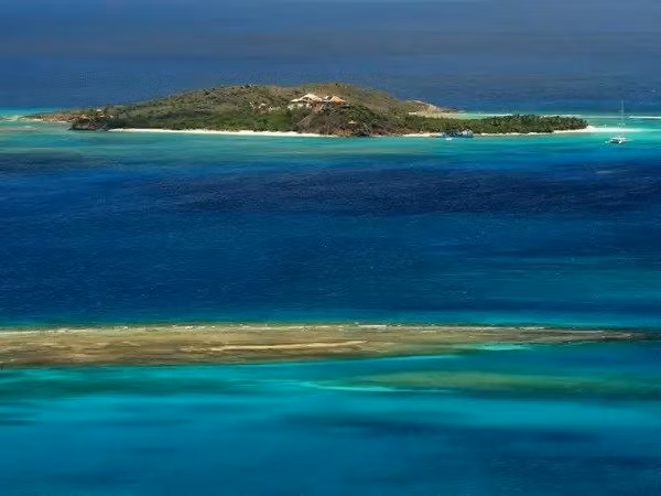 Đảo Necker của tỷ phú Branson là một phần của Quần đảo Virgin thuộc Anh, trải rộng gần 30 ha. Ảnh: BI
