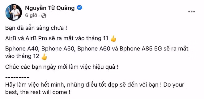 Bkav sap ra mat Bphone moi va tai nghe AirB: Co gi noi bat?