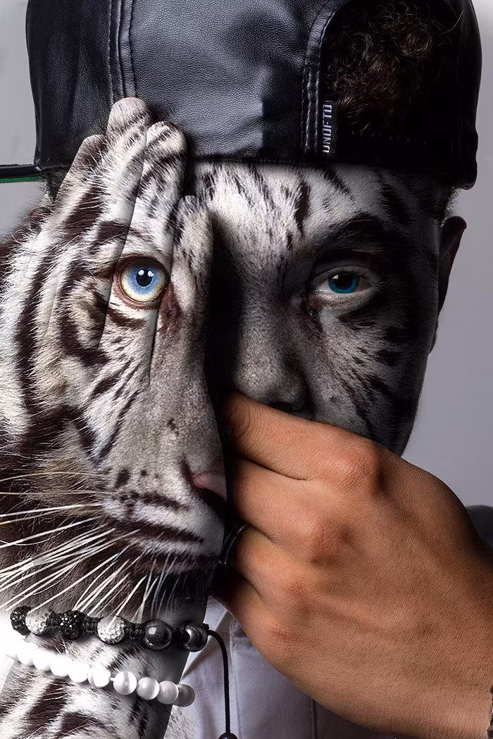 Chính vì thế, Devin Mitchell đã thực hiện một dự án ảnh có tên "Faces of the Wild" - Những khuôn mặt của tự nhiên hoang dã". (Nguồn Sina)