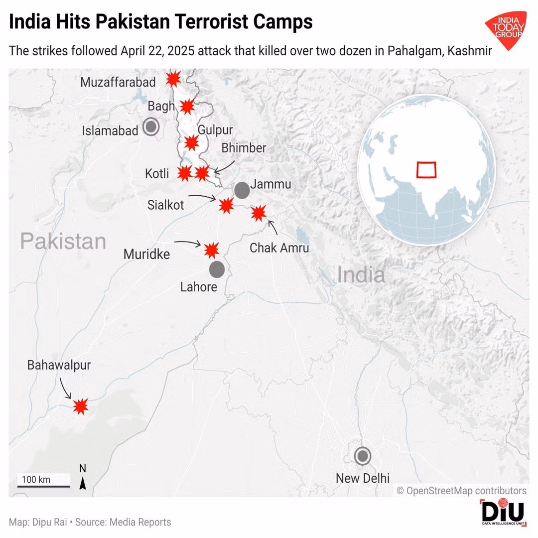 Ấn Độ không kích 9 mục tiêu ở Pakistan, đáp trả vụ khủng bố Kashmir - Hình 2 An Do khong kich 9 muc tieu o Pakistan, dap tra vu khung bo Kashmir-Hinh-2