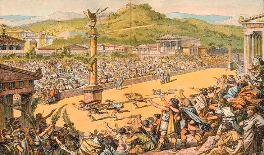 Phần thưởng dành cho người giành chiến thắng trong các nội dung thi đấu là vòng nguyệt quế làm từ lá ô liu. Lá ô liu đó được lấy ở phía sau đền thờ thần Zeus.